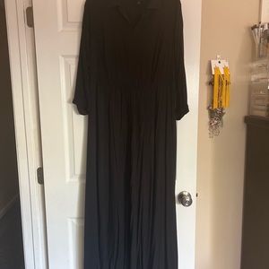 Torrid maxi button up dress worn once.